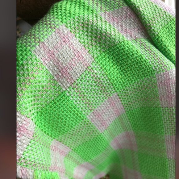 Mango neon tweed checkered blazer - Picture 9 of 11